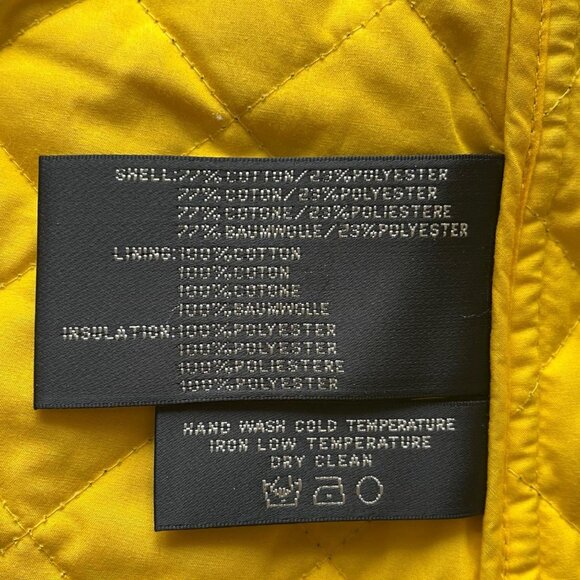 Ralph Lauren Black Label Jacket Womens Small Navy Blue Diamond Quilted Preppy - Picture 7 of 8